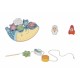 Miegantis mėnulis Balansuojantis medinis dėlionės Montessori žaislas TOOKY TOY
