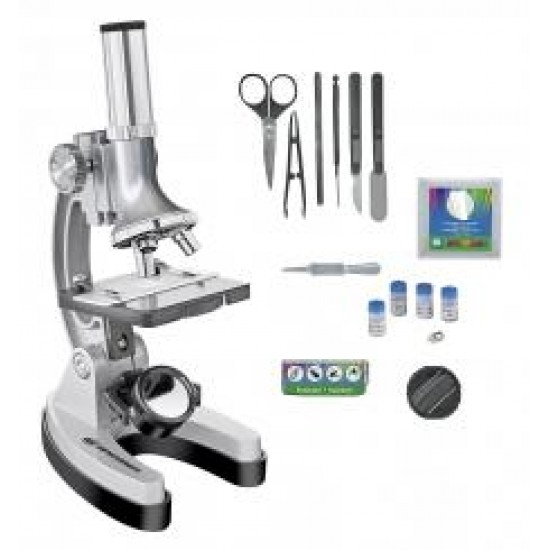 Mikroskopas Bresser Junior Set 300x-1200