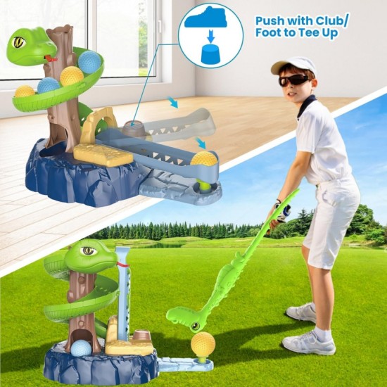 Mini golfo arkadinis žaidimas SNAKE GOLF WOOPIE