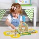 Mini zoologijos sodo nešiojamų gyvūnų krepšių rinkinys TOOKY TOY