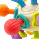 Minkštas barškutis 2in1 kramtukas-sensorinis žaislas kūdikiams.WOOPIE BABY