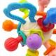 Minkštas barškutis 2in1 kramtukas-sensorinis žaislas kūdikiams.WOOPIE BABY