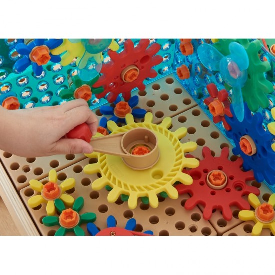 Mišrių krumpliaračių priedų rinkinys STEM sienų plokštėms, 198 vnt. MASTERKIDZ
