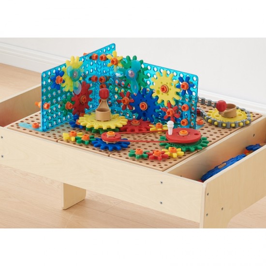Mišrių krumpliaračių priedų rinkinys STEM sienų plokštėms, 198 vnt. MASTERKIDZ