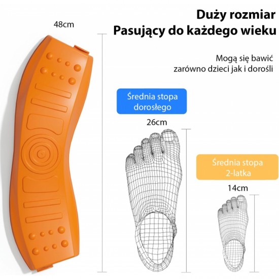 Modulinis pusiausvyros sijos takelis sensoriniam takui apskritimui WOOPIE
