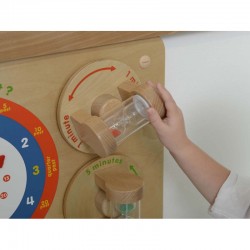 Mokymasis apie laiką. Valandų skaitymas. Edukacinė lenta. MASTERKIDZ