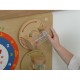 Mokymasis apie laiką. Valandų skaitymas. Edukacinė lenta. MASTERKIDZ