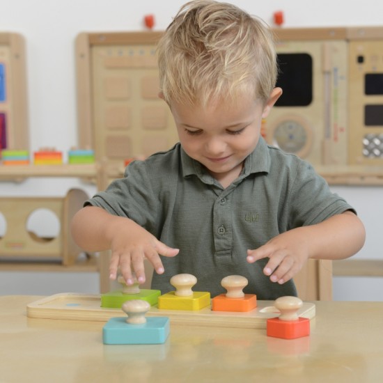 Mokymosi dydžių ir spalvų dėlionė MASTERKIDZ Montessori