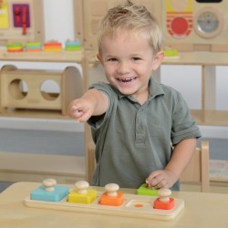 Mokymosi dydžių ir spalvų dėlionė MASTERKIDZ Montessori