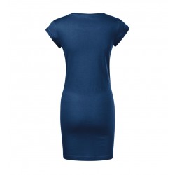 Moteriška laisvalaikio suknelė MALFINI Freedom Midnight blue – 100 % medvilnės