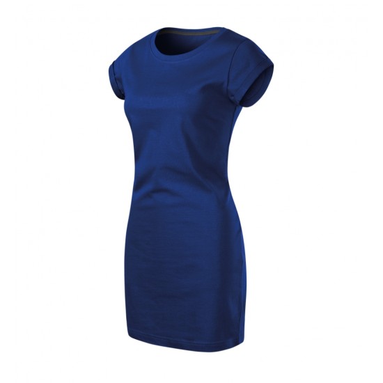Moteriška laisvalaikio suknelė MALFINI Freedom Royal blue – 100 % medvilnės