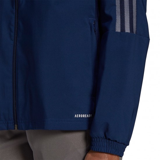 Moteriška Striukė Adidas Tiro Windbreaker Tamsiai Mėlyna GP4968