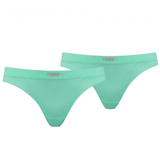 Moteriški Apatiniai Puma PUMA Micro Mesh Bikini 2P Mėtų 907632 01