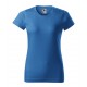 Moteriški Marškinėliai MALFINI Basic 134 Azure blue, 160g/m2 Moteriški Marškinėliai MALFINI Basic 134 Azure blue, 160g/m2