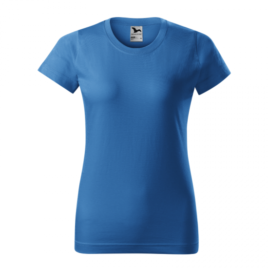 Moteriški Marškinėliai MALFINI Basic 134, Azure Blue