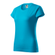 Moteriški Marškinėliai MALFINI Basic 134  Blue Atoll