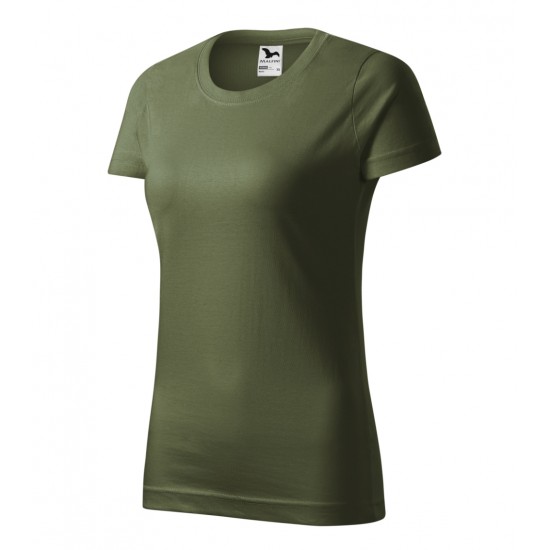 Moteriški Marškinėliai MALFINI Basic 134 Khaki, 160g/m2 Moteriški Marškinėliai MALFINI Basic 134 Khaki, 160g/m2