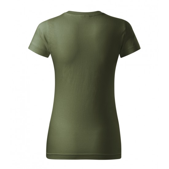 Moteriški Marškinėliai MALFINI Basic 134 Khaki, 160g/m2 Moteriški Marškinėliai MALFINI Basic 134 Khaki, 160g/m2