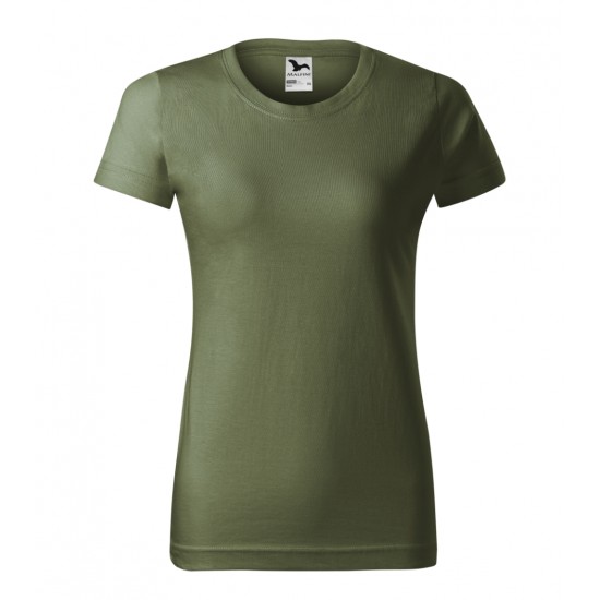 Moteriški Marškinėliai MALFINI Basic 134 Khaki, 160g/m2 Moteriški Marškinėliai MALFINI Basic 134 Khaki, 160g/m2