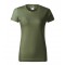 Moteriški Marškinėliai MALFINI Basic 134 Khaki, 160g/m2