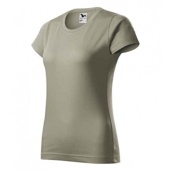 Moteriški Marškinėliai MALFINI Basic 134 Light khaki, 160g/m2 Moteriški Marškinėliai MALFINI Basic 134 Light khaki, 160g/m2