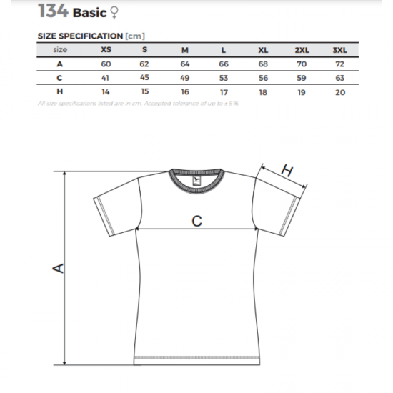 Moteriški Marškinėliai MALFINI Basic 134, Magenta