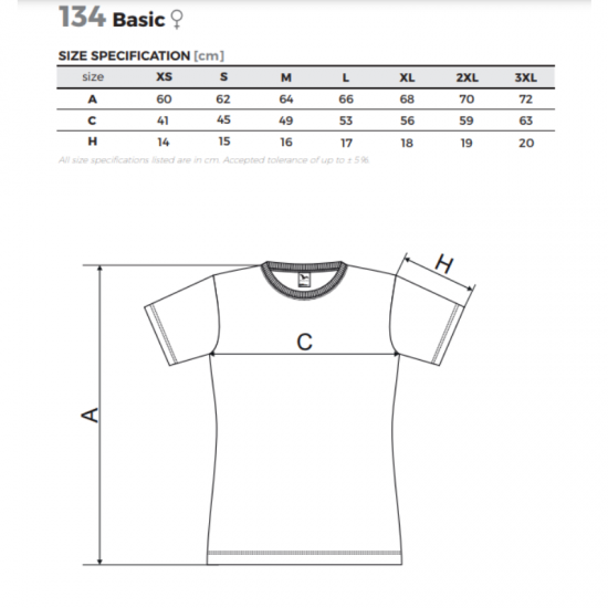 Moteriški Marškinėliai MALFINI Basic 134, Mint