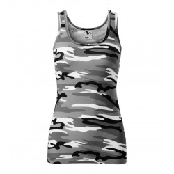 Moteriški Marškinėliai MALFINI Camo Triumph 180 g/m² Camouflage gray