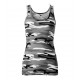Moteriški Marškinėliai MALFINI Camo Triumph 180 g/m² Camouflage gray