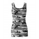 Moteriški Marškinėliai MALFINI Camo Triumph 180 g/m² Camouflage gray