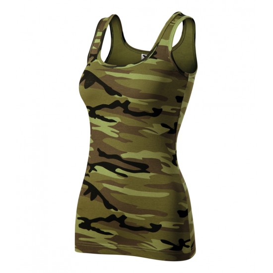 Moteriški Marškinėliai MALFINI Camo Triumph 180 g/m² Camouflage green