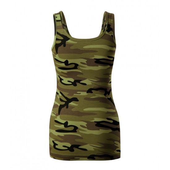 Moteriški Marškinėliai MALFINI Camo Triumph 180 g/m² Camouflage green