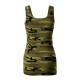 Moteriški Marškinėliai MALFINI Camo Triumph 180 g/m² Camouflage green