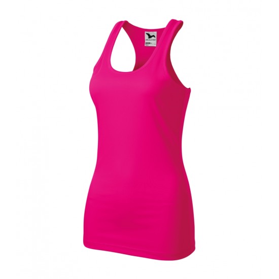 Moteriški Marškinėliai MALFINI Racer Neon pink, 130 g/m²