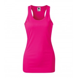 Moteriški Marškinėliai MALFINI Racer Neon pink, 130 g/m²