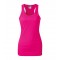 Moteriški Marškinėliai MALFINI Racer Neon pink, 130 g/m²