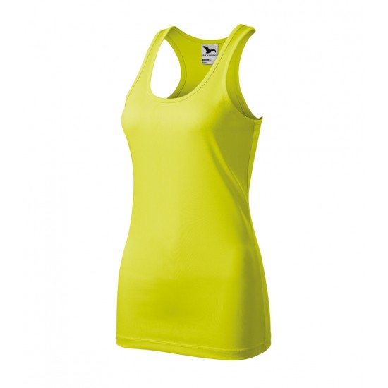 Moteriški Marškinėliai MALFINI Racer Neon yellow, 130 g/m²