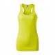 Moteriški Marškinėliai MALFINI Racer Neon yellow, 130 g/m²