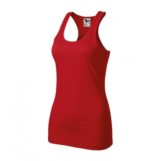 Moteriški Marškinėliai MALFINI Racer Red, 130 g/m²