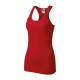 Moteriški Marškinėliai MALFINI Racer Red, 130 g/m²