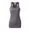 Moteriški Marškinėliai MALFINI Racer Steel gray, 130 g/m²