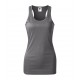 Moteriški Marškinėliai MALFINI Racer Steel gray, 130 g/m²