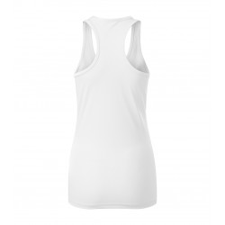 Moteriški Marškinėliai MALFINI Racer white, 130 g/m²