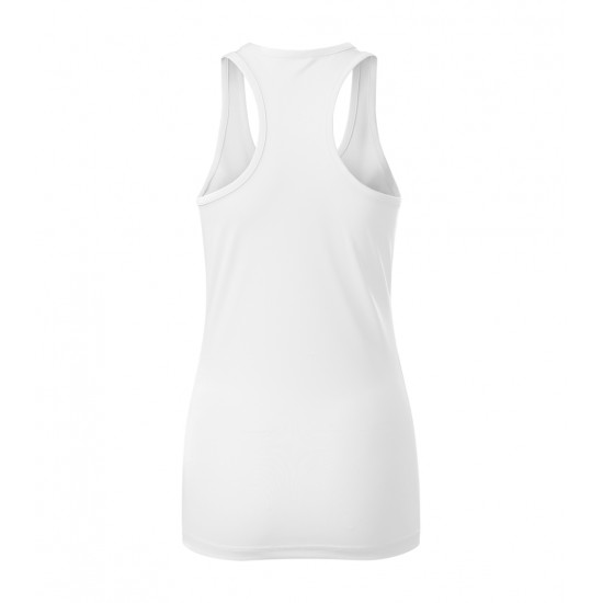 Moteriški Marškinėliai MALFINI Racer white, 130 g/m²
