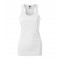 Moteriški Marškinėliai MALFINI Racer white, 130 g/m²