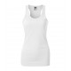 Moteriški Marškinėliai MALFINI Racer white, 130 g/m²