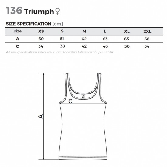 Moteriški Marškinėliai MALFINI Triumph, Mėtinės Spalvos