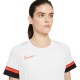 Moteriški Marškinėliai Nike Df Academy 21 Top Baltas CV2627 101