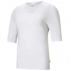 Moteriški Marškinėliai Puma Modern Basics Balti 585929 02