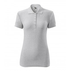 Moteriški Polo Marškinėliai MALFINI Cotton Ash melange, 170 g/m²